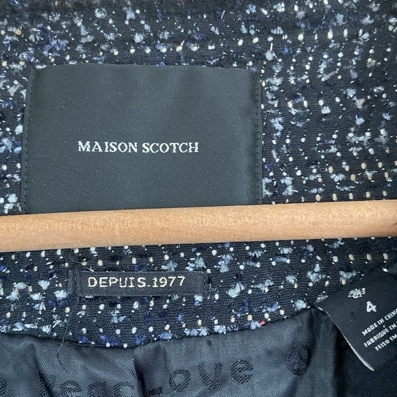 Scotch & Soda- Tweed Blazer Jacket - Picture 6 of 13